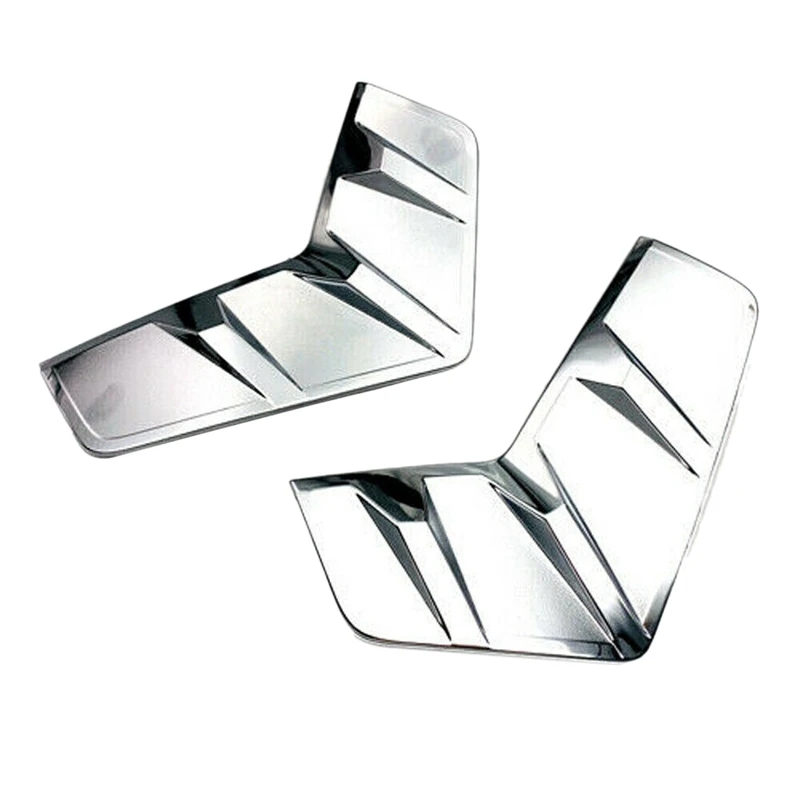 Автомобильная Серебристая ABS Хромированная передняя противотуманная фара