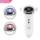 Ультразвуковой биполярный радиочастотный лифтинг для лица, уход за кожей, мини-массажер Hifu, прибор для подтягивания морщин светодиодный