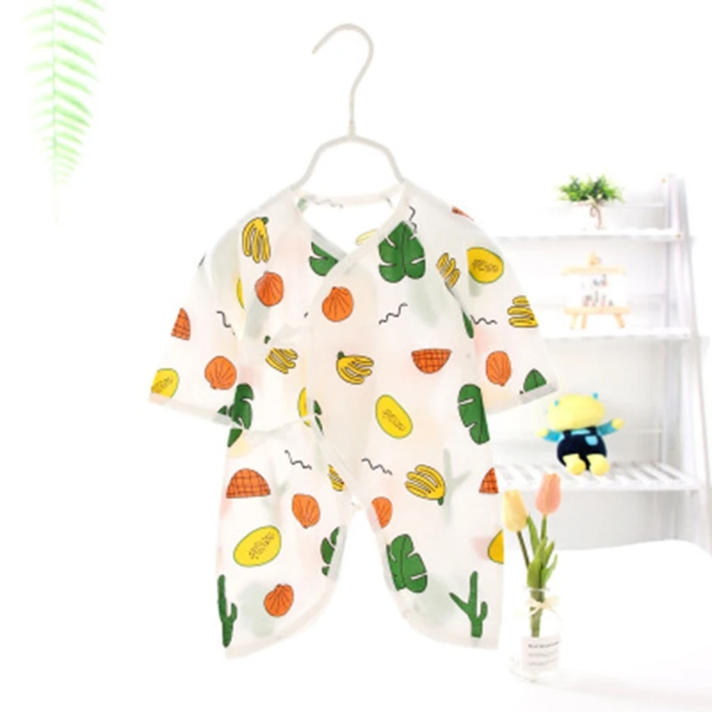 

Newborn Baby Boy Girl Romper Bodysuit One-Piece Thin Jumpsuit Outfits ï¼Suitable for Summerï¼0-2 Years Q9QB