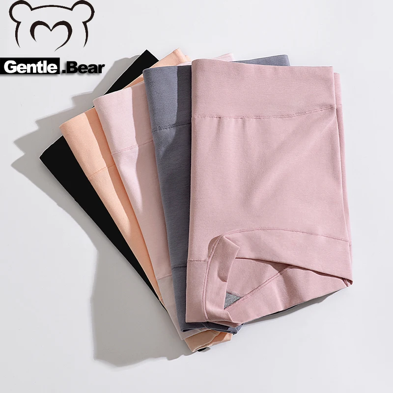 Хлопковые трусы с высокой талией мягкое женское нижнее белье женские