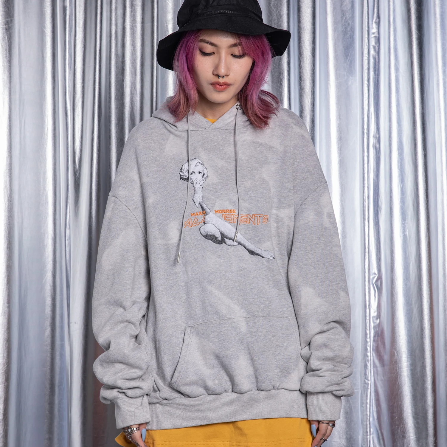 Мужская толстовка с капюшоном Aelfric Eden хлопковая флисовая в стиле хип-хоп эффектом