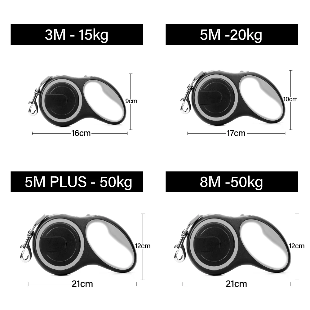 Автоматический выдвижной поводок для собак цепь средних и больших питомцев