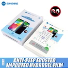 50 шт. SS-057S Sunshine защиты конфиденциальности Анти-открытым матовая пленка для SS-890C автоматическая машина для резки пленки мобильный телефон пленка для передней панели