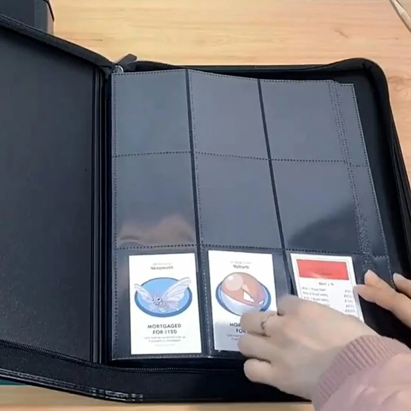 

360 Pockets Trading Card Sleeves Board Game Cards Sleeve Holder Binders Albums Card Book for Trading Card Games