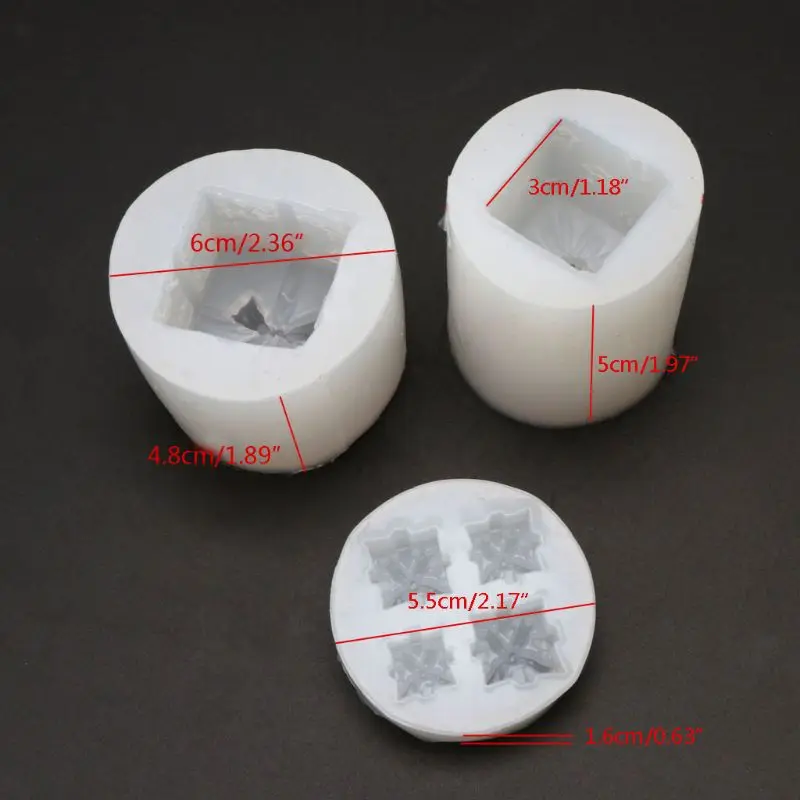 Эпоксидная смола лампы в форме свечи Силиконовые Формы Рождественский подарок
