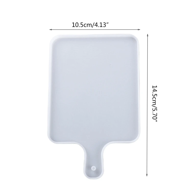 DIY Coaster Plate Casting Silicone Mould Crafts Jewelry Making Tool Serving Board Tray Crystal Epoxy Resin Mold | Украшения и