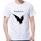 Группа Bauhaus 4AD Готический Логотип Индии белы лугоси Мужская футболка в стиле Харадзюку, с принтом Питера Мерфи