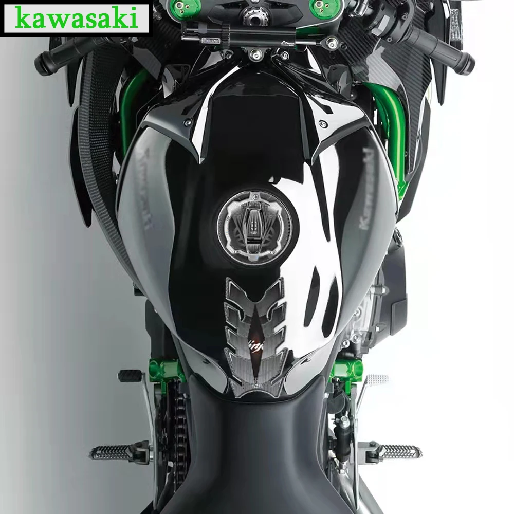 

Motorcycle Oil Fuel Tank Sticker Pad Protector Racing Car FOR kawasaki ninjaH2 H2/H2R