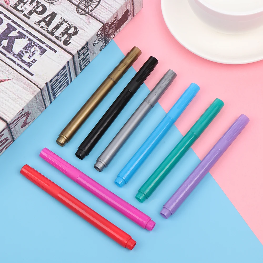 Нетоксичные блестящие маркеры для вина металлические ручки стеклянные