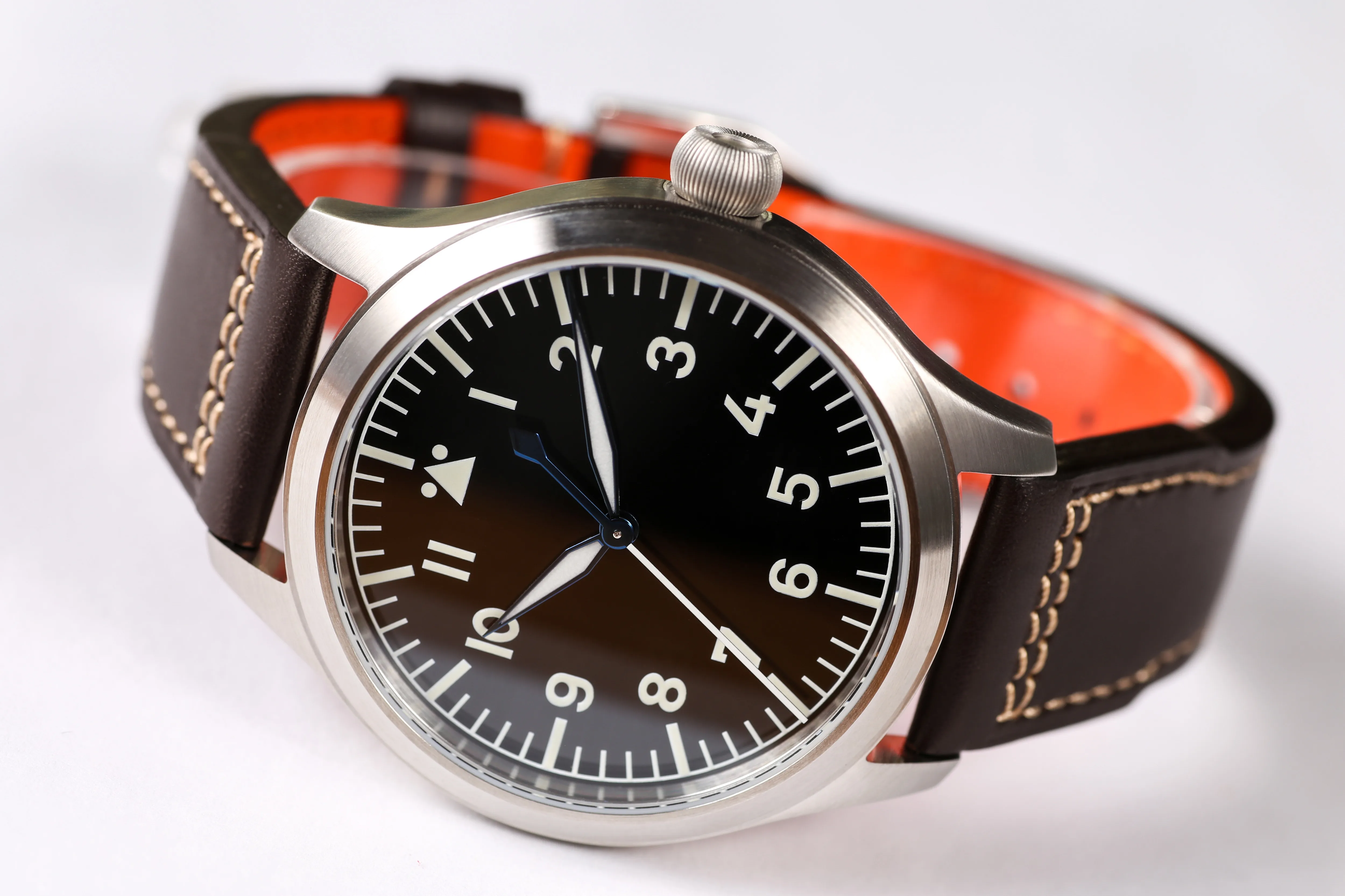 【Escapement Time】Automatic PT5000 движения пилота часы с Тип B или черный циферблат и 42 мм чехол