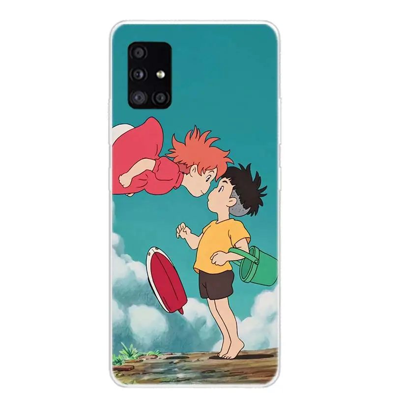 Ponyo On The Cliff By The Sea Phone Case For Samsung Galaxy A50 A70 A40 A30 A20S A10 Note 20 Ultra 10 Lite 9 8 A6 A8 Plus A7 A9 images - 4