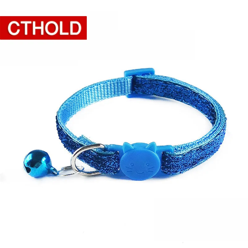 CTHOLD 100 шт./лот Сияющий полиэстеровый собачий ошейник поводок высокого качества