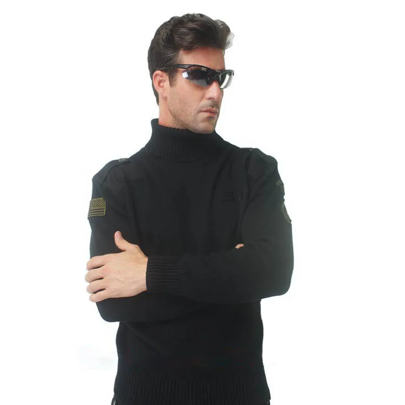 Новинка осени 2021 Модный повседневный уличный мужской свитер в полоску простой