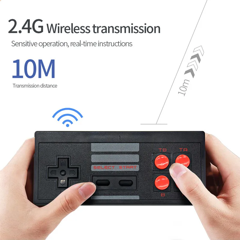 

Игровая консоль 4K HD, 620/818 встроенных классических игр, ретро консоль, беспроводной контроллер, AV/HD выход, мини-игровая приставка