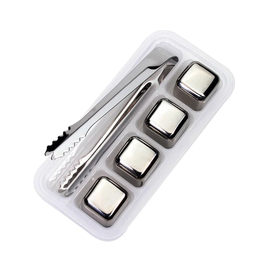 

2021 Stainless Steel Ice Cubes, Reusable Chilling Stones for Whiskey Wine, Keep Your Drink Cold Longer wine glass wine rack