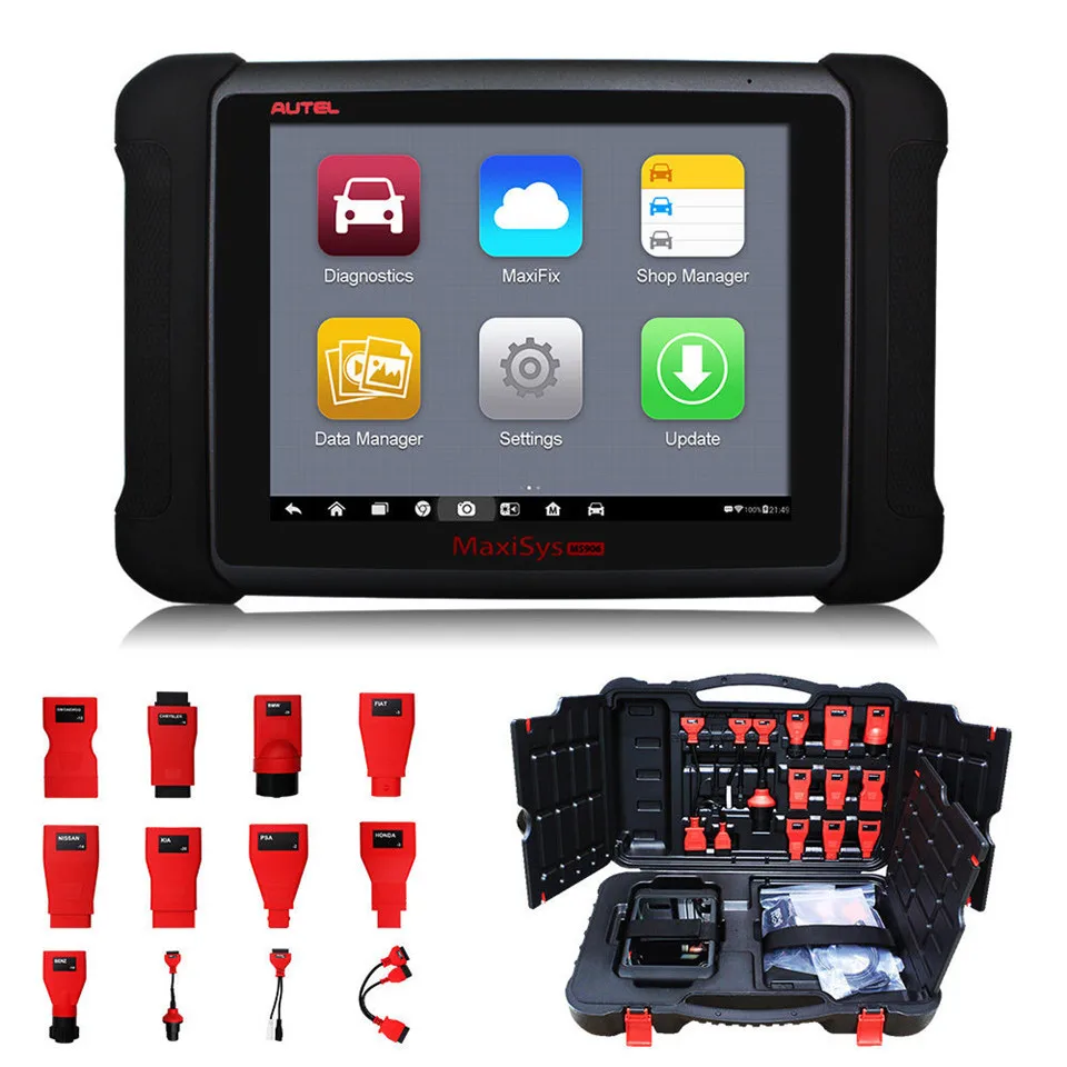 AUTEL MaxiSYS MS906 Android 4 0 BT/WIFI автоматический диагностический сканер инструмент мощный