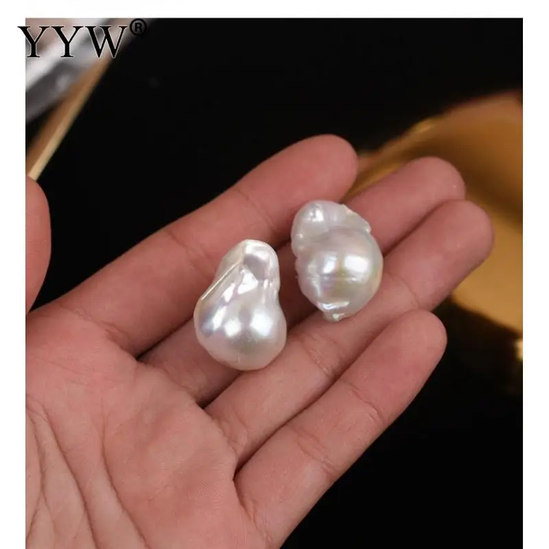 

1PC White 15-16mm Irregular Beads Natural Freshwater Baroque Pearls Pearl Bead for DIY Necklace Bracelet Jewelry Accessories