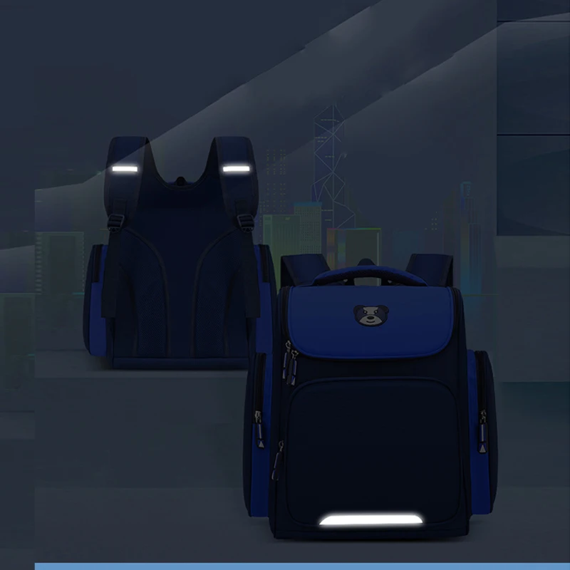 New Children School Bags boys girls Primary school student Orthopedic school bag cute cartoon Waterproof Backpack Mochila