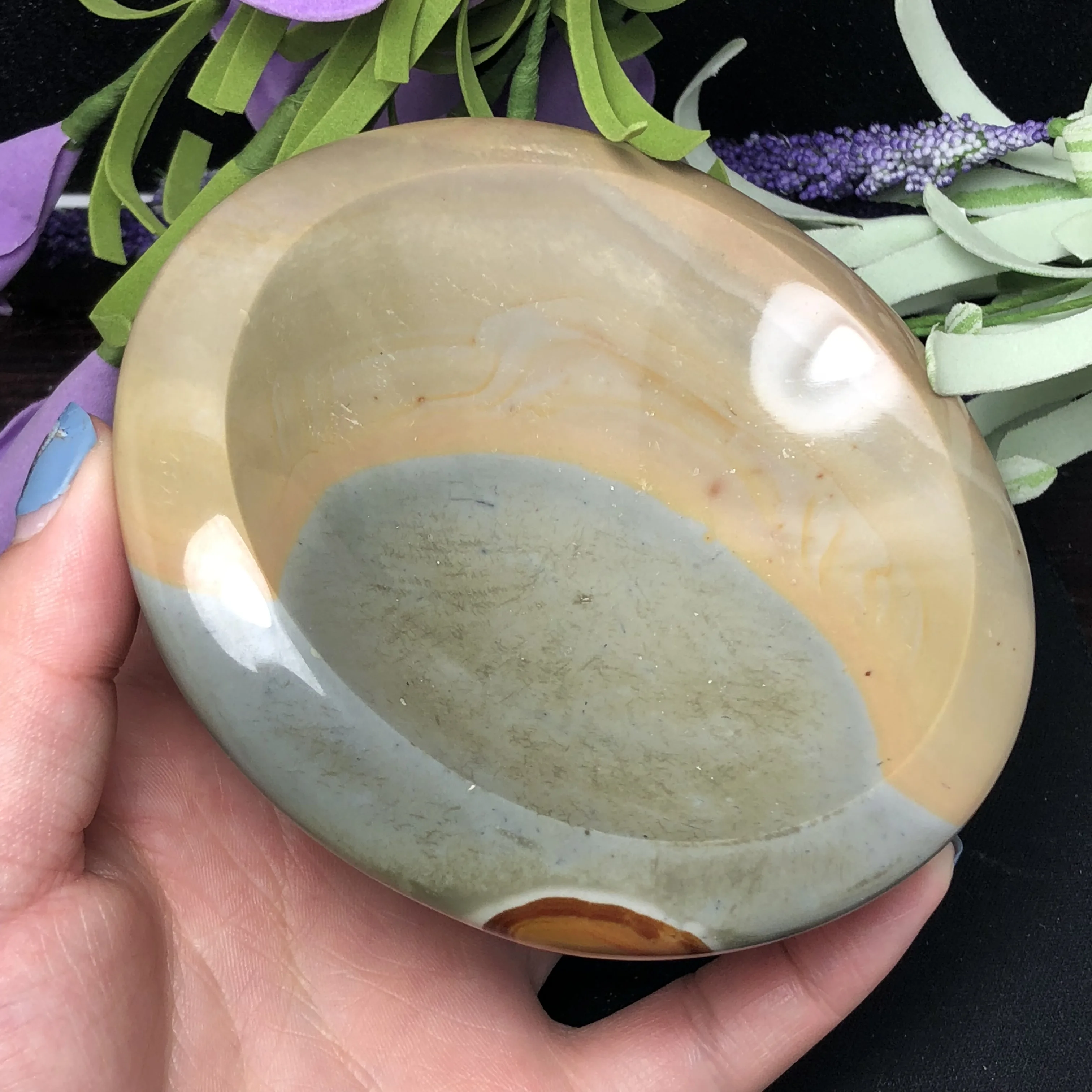 1 шт. натуральный красочный Океанский камень пепельница драгоценный чаша