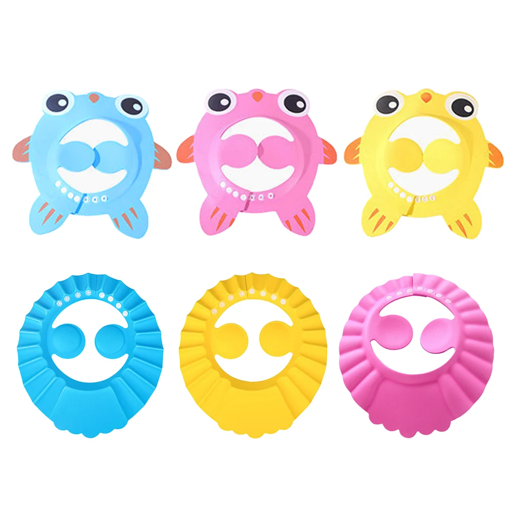 

Shower Shampoo Soft Protective Cap Flexible Adjustable Visor
