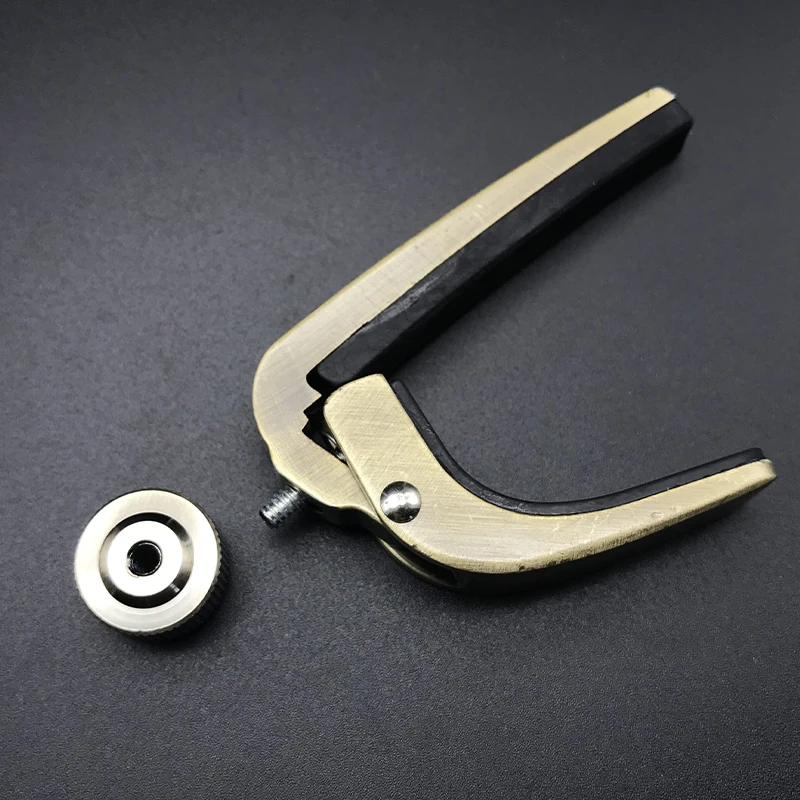 A007J приспосабливаемая роликовая металлический каподастр для гитары Зажим
