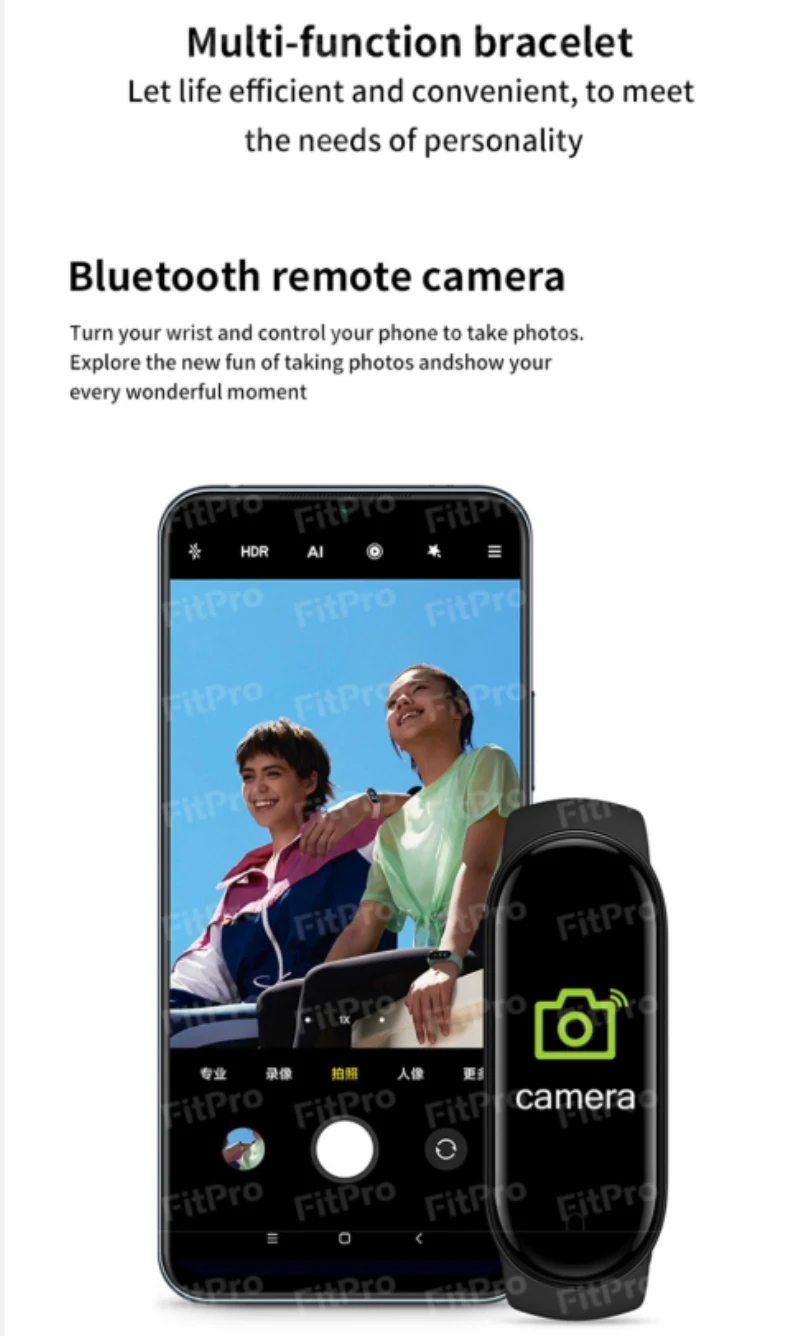 Смарт-браслет M6 с AMOLED-экраном 5 цветов Стандарт Bluetooth IP67 водонепроницаемый