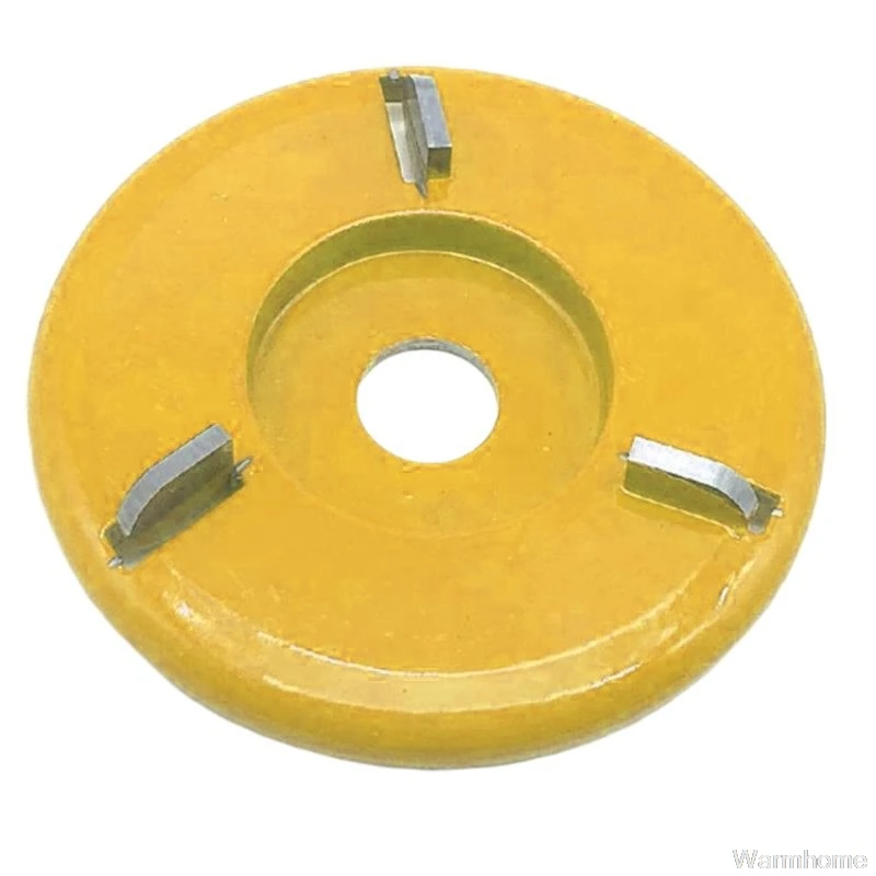 

Golden 90mm Diameter Rotary Planer Power Wood Carving Disc Angle Grinder Hexagonal Blade Attachment 22mm Bore Tool N06 20