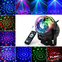 swt 3w led rgb led stage lights for christmas wedding sound party lights sound activated rotating disco ball dj party lights