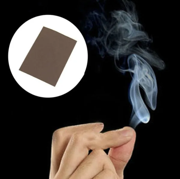

5pcs Paper Magic Trick Props Magic Smoke From Finger Tips Hand Rub Smoke Empty Out Of Smog Party Fun Game Toy 5*7cm