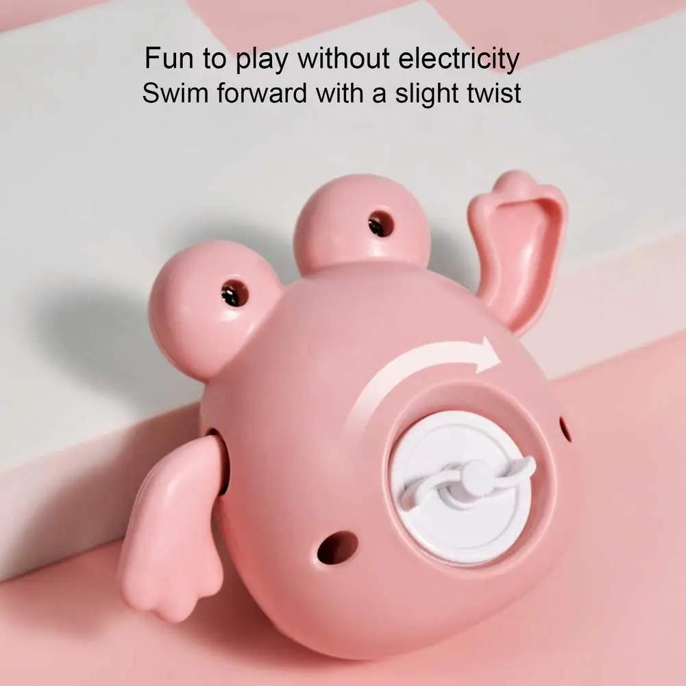

Baby Frog Bath Toys Cute Safe Non-fading Plastic Bath Toys Cute Cartoon Animal Bathtub Toy Infant Bathroom Toys Gift