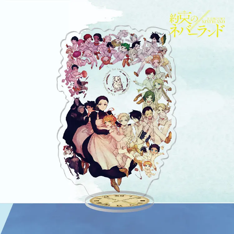 Акриловая фигурка с подставкой настольное украшение Эмма Норман Рэй значок |