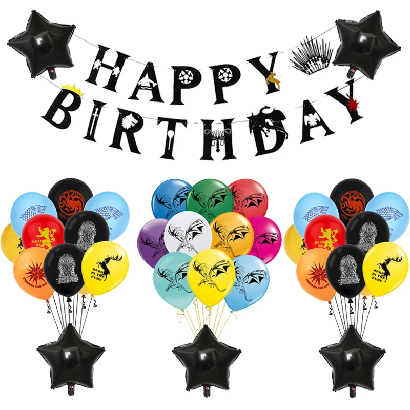 1 комплект Throning воздушных шаров из латекса игра для взрослых шары с днем рождения