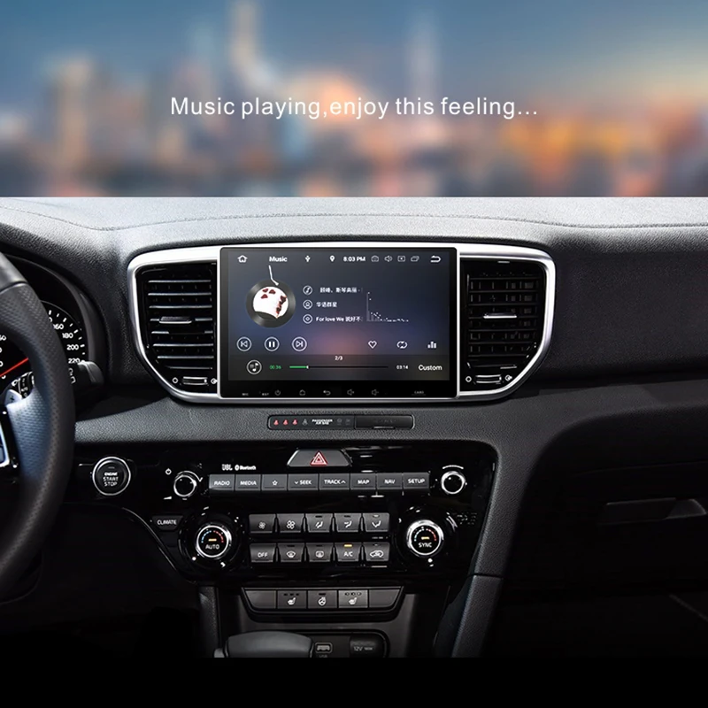 Dinfel 9 &quotAndroid 0 автомобильный Радио мультимедийный плеер для KIA sportage 3 4 2018 2019 KX5 gps