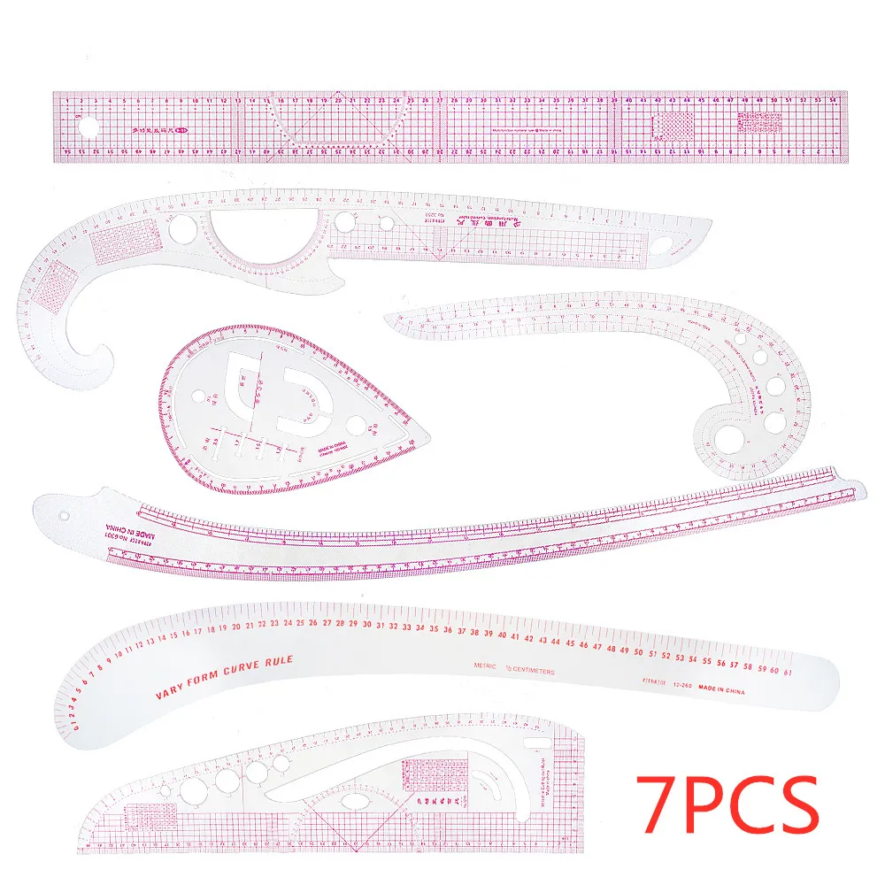 9 шт./компл. французская кривая швейная линейка многофункциональные швейные