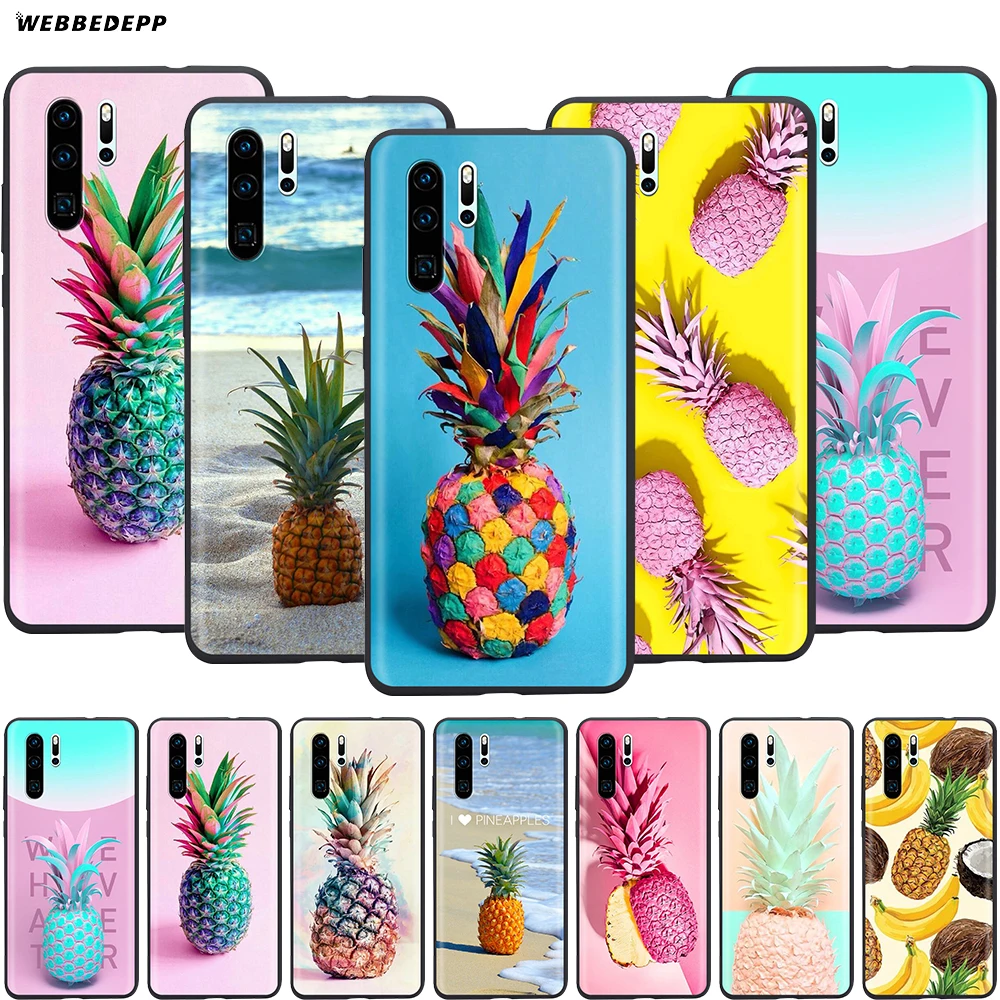 Webbedepp чехол с изображением вкусных фруктов и ананасов для Huawei Honor 6A 7A 7C 7X 8 8X 8C 9 9X 10 20