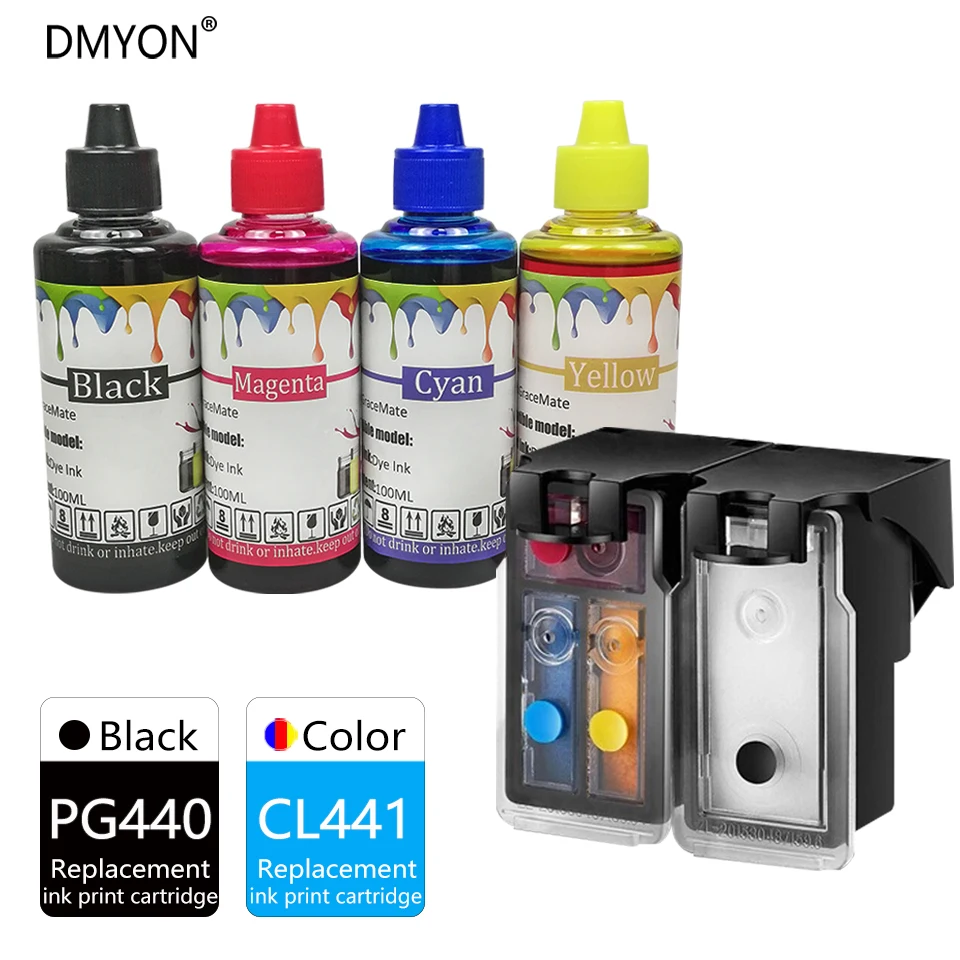 Картриджи DMYON PG440 CL441 XL для чернил принтера совместимые с Canon PIXMA MG2140 MG2240 MG3140 MG3240 MG3540