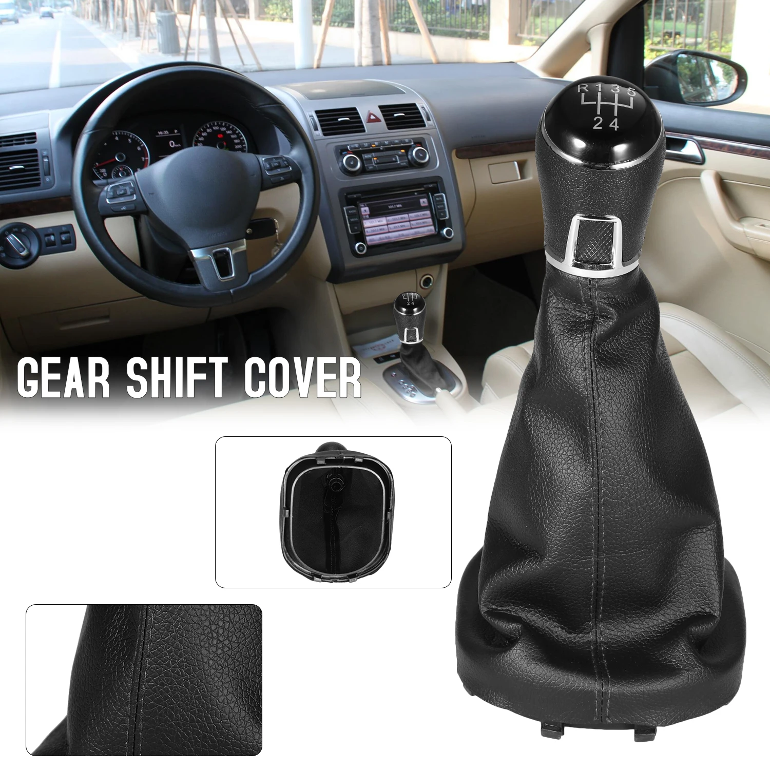 Ручка переключения передач 5/6 сменный рычаг для VW Touran 2003 2010 Caddy MK2 2004 2009 аксессуары