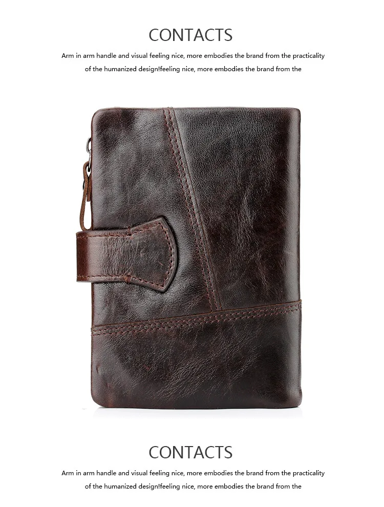 Новинка мужской кошелек из натуральной кожи маленький мужские кошельки для