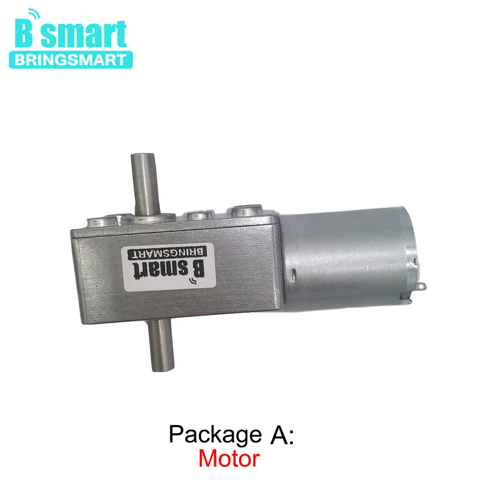 JGY370 12 В вольт постоянного тока червячный редукторный двухвальный двигатель 6 в