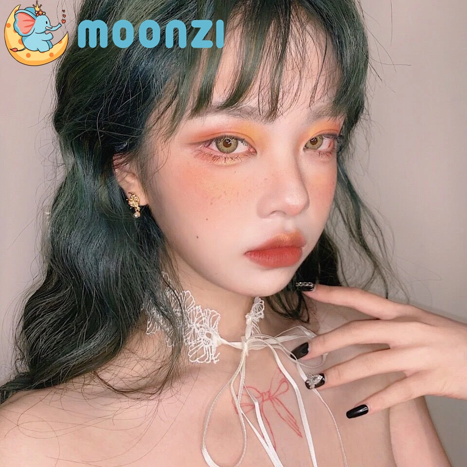 MOONZI скандинавской мифологии Кот бурый Цветной контактные линзы для глаз макияж