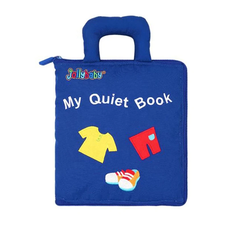 

54DF Nontoxic Baby Soft Activity Cloth Books Early Education Toys for Infants Toddler