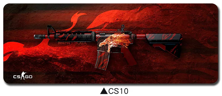 Большой игровой коврик для мыши компьютерный геймер CS GO клавиатура Hyper Beast