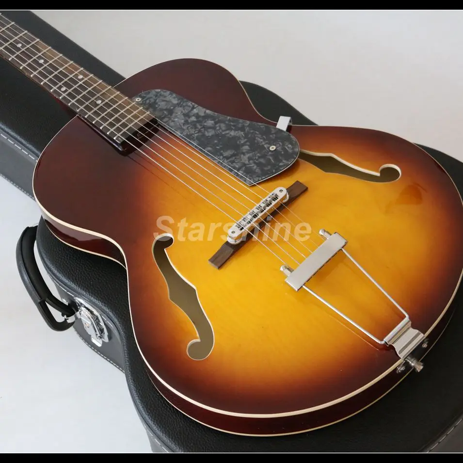 Электрогитара с полым корпусом T ER1 без пикапов тонкий корпус цвет VOS