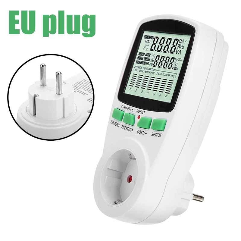 Цифровой счетчик энергии мощность кВт/ч измеритель мощности измерительный выход