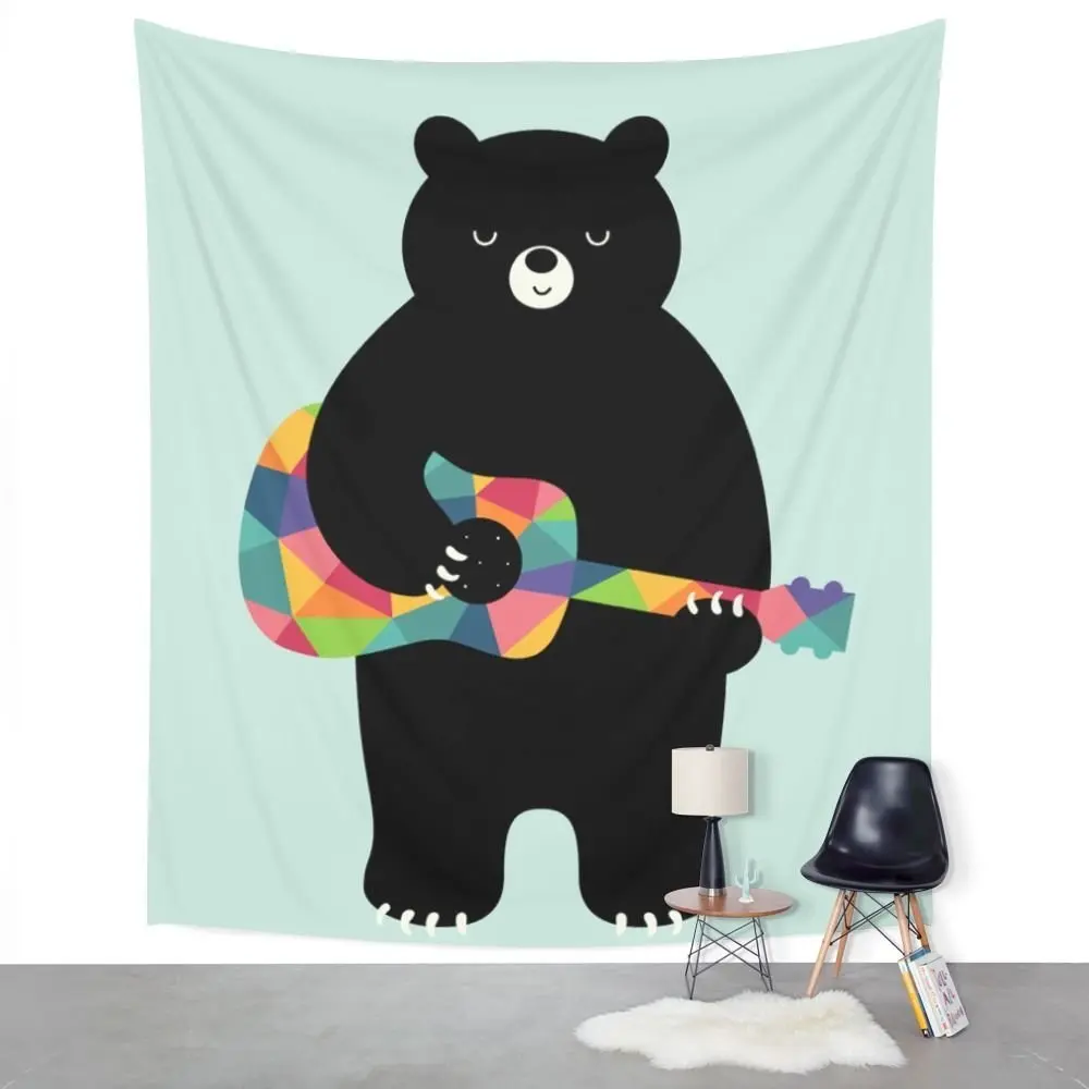 

Happy Song Tapestry Wall Hanging Tapestry Wall Carpet Psychedelic Tapiz Witchcraft Wall Art Decor Cloth