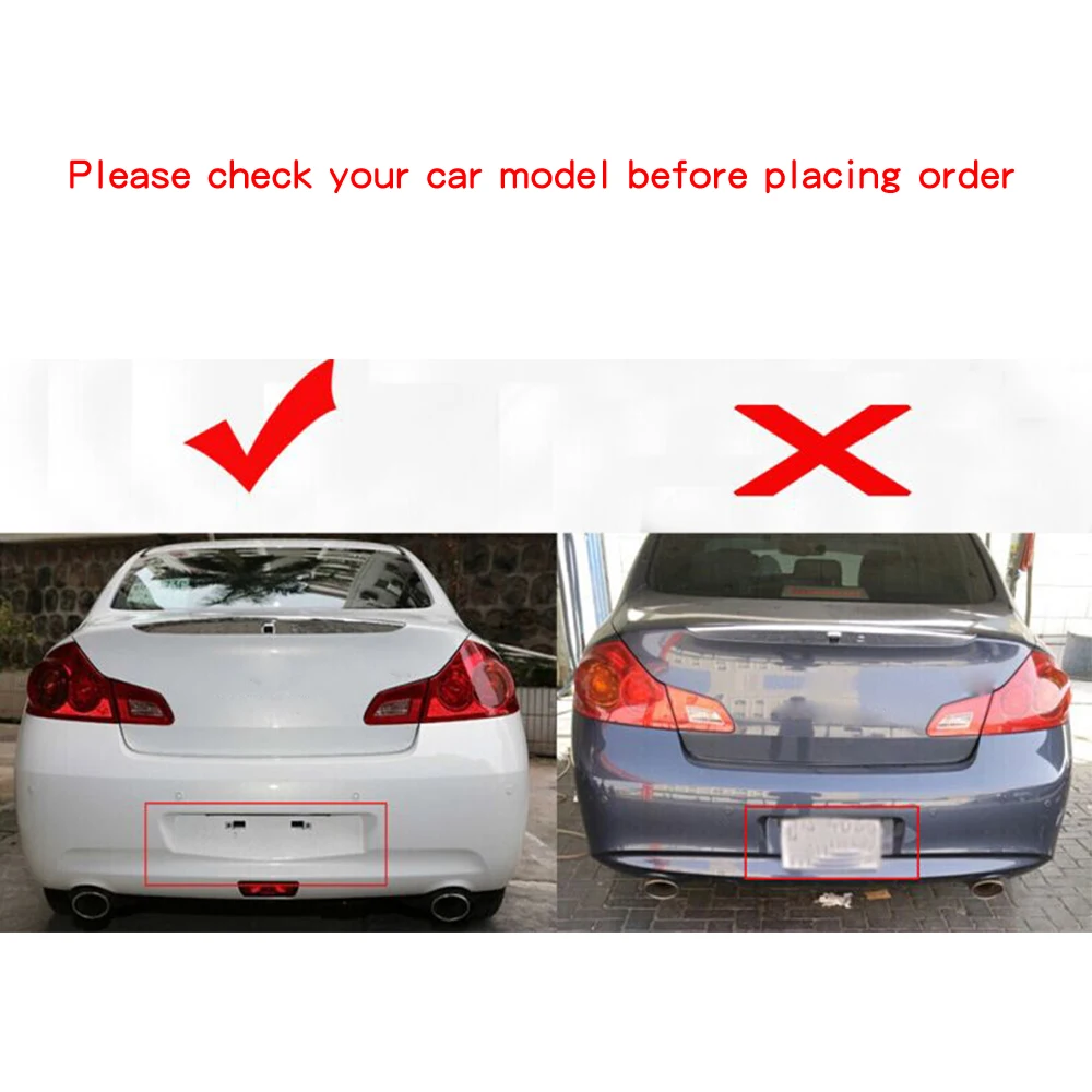 Автомобильная лампа для Infiniti G37 G37S Coupe 2 Door 2009 2013 Base Journey Sedan Carbon Fiber / FRP|rear bumper lip|bumper