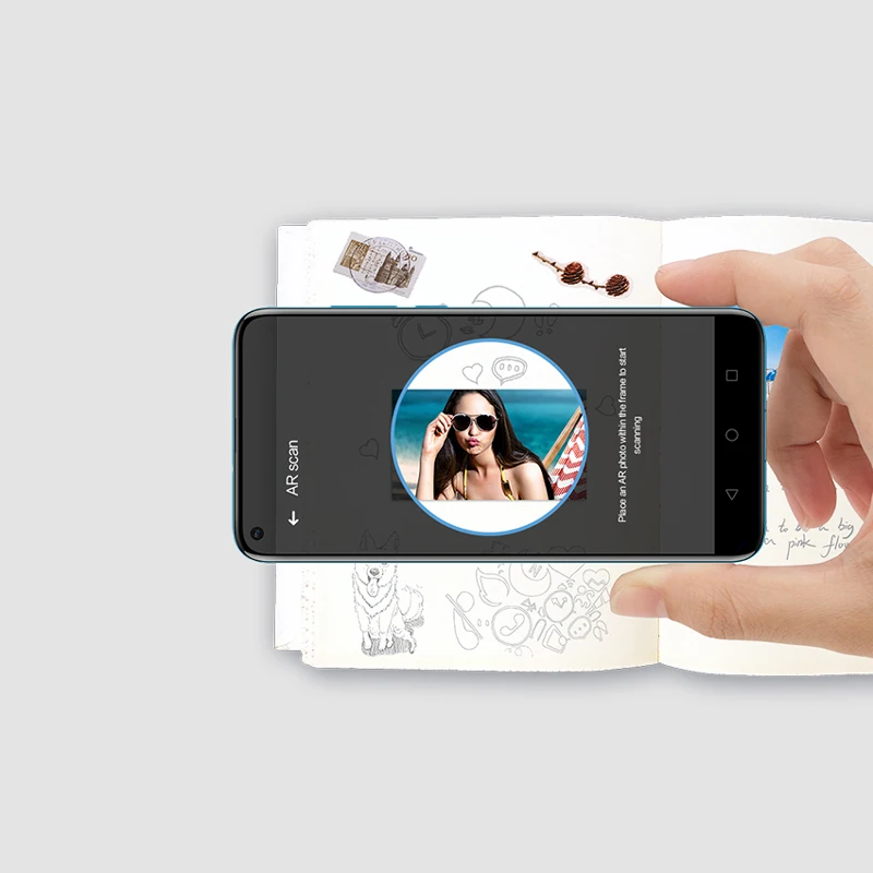 Huawei мини фотопринтер Портативный карманных принтеров мобильного телефона AR