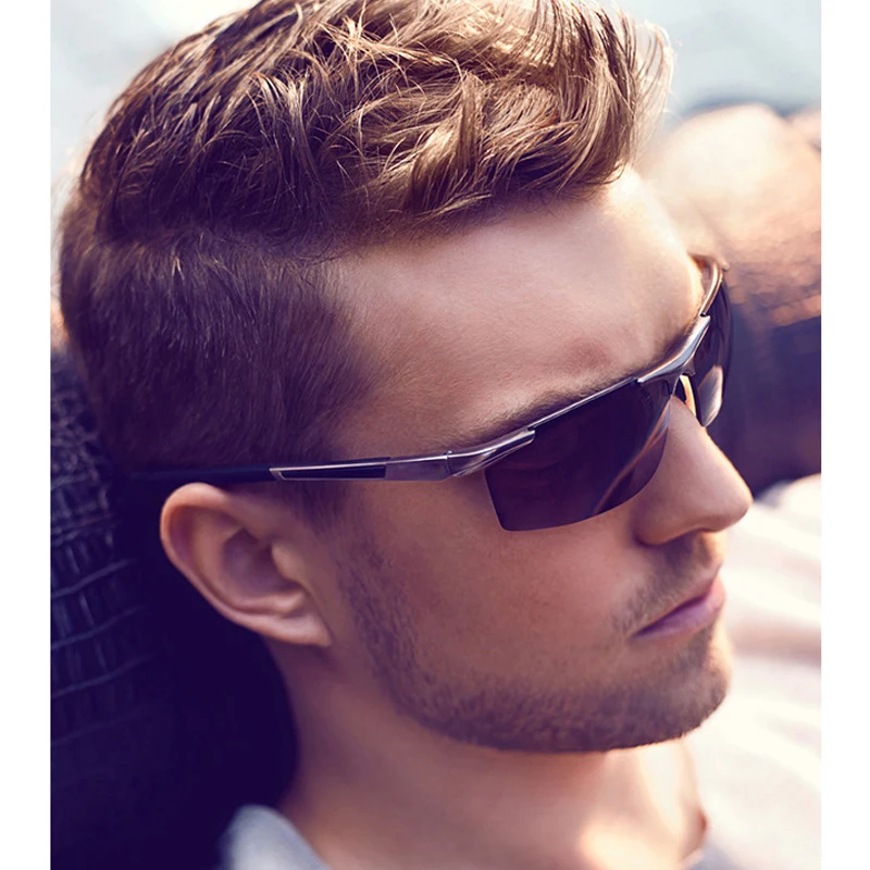 Новые модные спортивные солнцезащитные очки для мужчин и женщин поляризованные