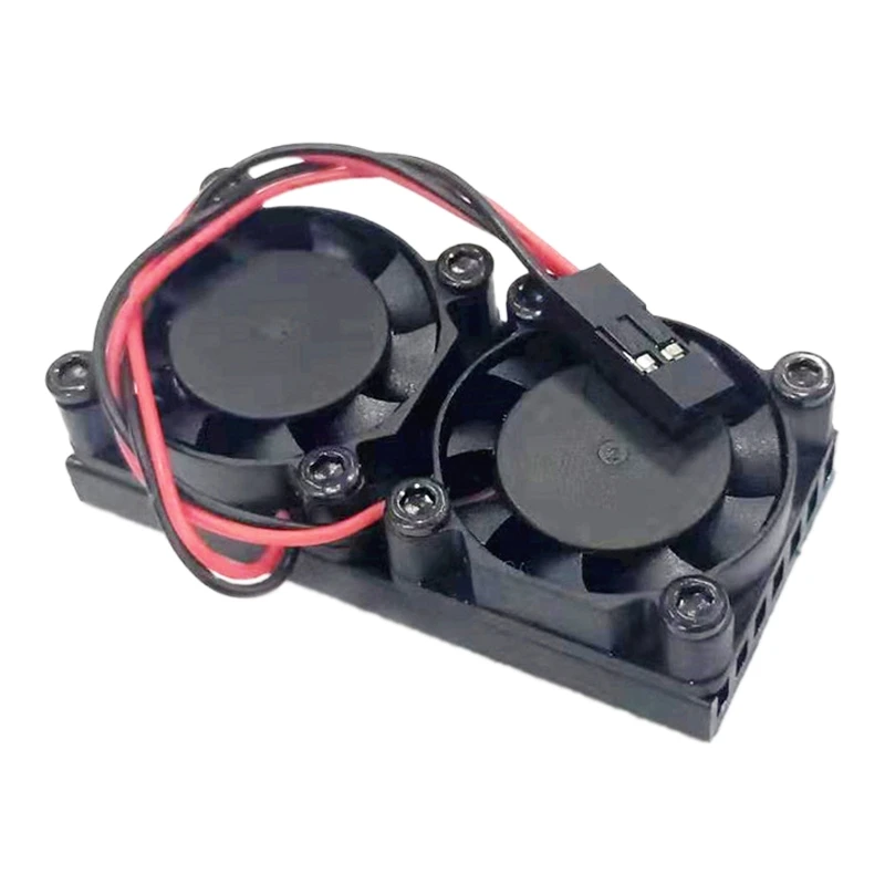 

Двойной вентилятор радиатора модуль вентилятор для материнской платы для Raspberry Pi 3 / 3B + /4B