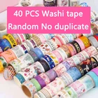 40 шт.компл. кавайная васи лента s наклейки канцелярские принадлежности для офиса журнал Сакура аксессуары Канцелярские принадлежности милые офисные принадлежности